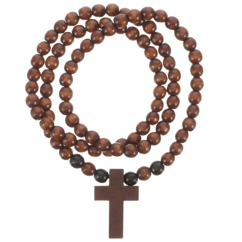 Collana croce legno - collana,