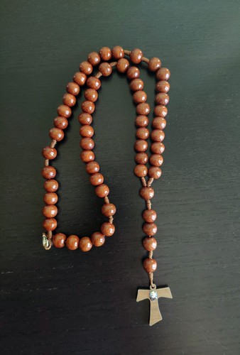 Collana rosario padre pio - collana, a
