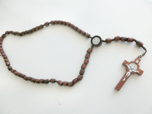 Collana rosario legno - rosario,