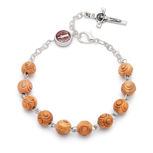 Bracciale rosario cattolico - bracciale, in
