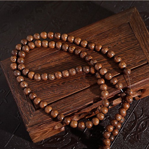 Mala tibetano legno - mala, collana