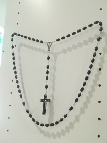 Corona del santo rosario nero - santo,