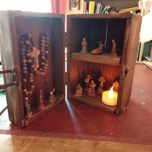Presepe miniatura vecchia - in,