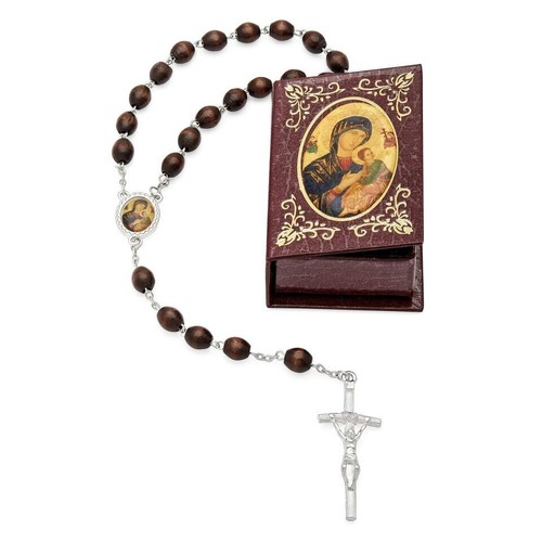 Collana cattolica con perle